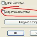 A screenshot of scanner software