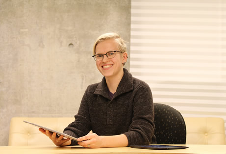 PhD student Benett Axtell