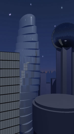 City comptuer graphic