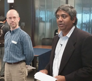Ravin Balakrishan, Chair, and Francois Pitt, Associate Chair, Undergraduate Studies