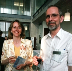 Professor Jim Clarke and Alumna Alena Gondor