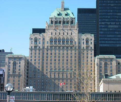 The city of Toronto has grown up around the Royal York.
