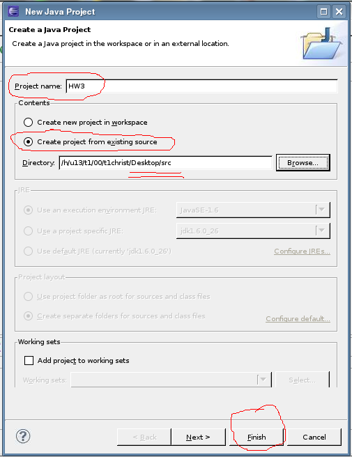 Setup your new project and import the starter code into it