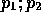 <i>p1</i> <tt>;</tt> <i>p2</i>