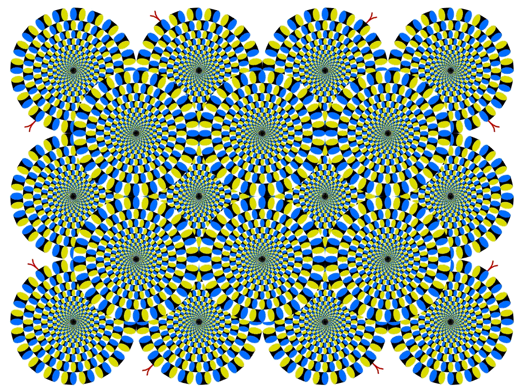 Trucs rigolos Optical-illusion-wheels-circles-rotating