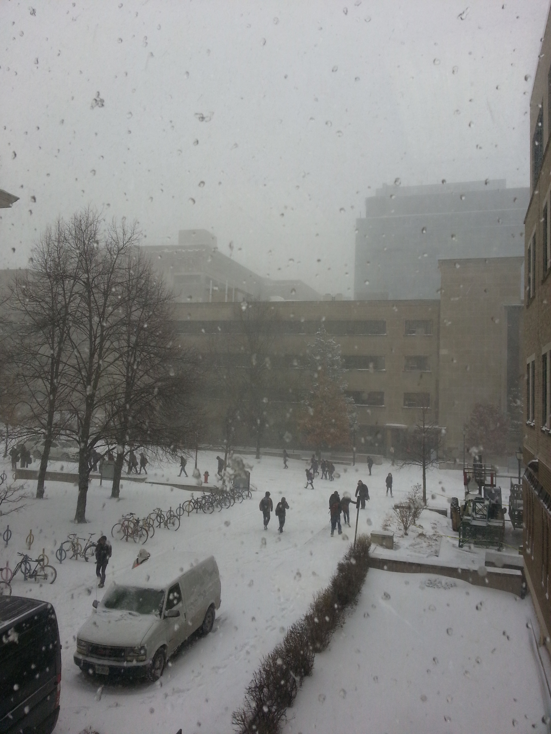 View from office 265C, D.L. Pratt Building