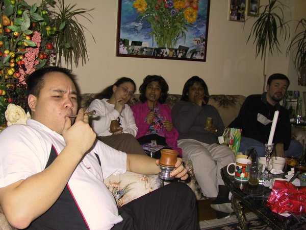34 - Guyanese dinner at Jerome's I - Jan 2004.JPG