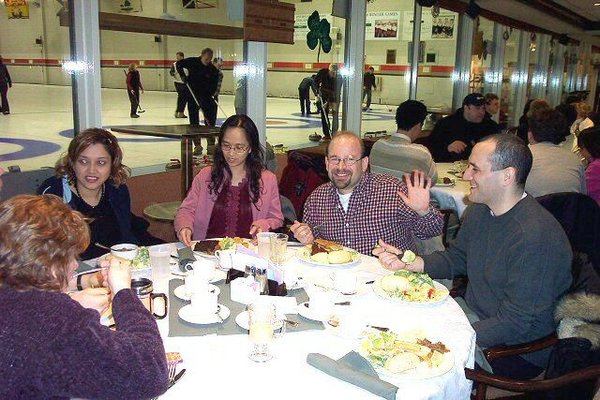 65 - Yes! Curling again! This time with Oski - Mar 2004.JPG
