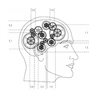 Head Gears Line Drawing