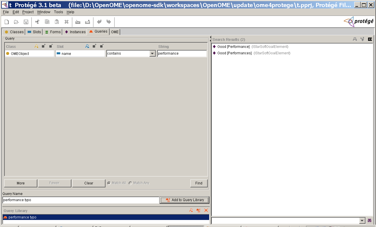 OpenOME, an requirements engineering tool