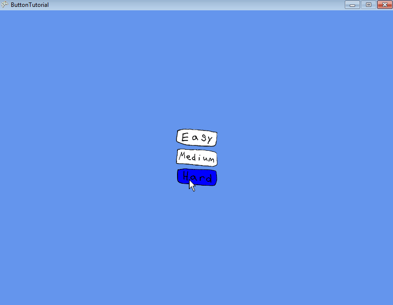 down xna buttons