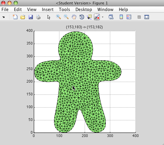 matlab mesh mouse interation